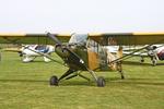 G-BJTP @ EGCV - Vintage Piper fly in, Sleap - by Chris Hall
