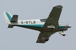 G-BTLB @ EGCV - Vintage Piper fly in, Sleap - by Chris Hall