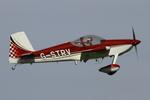 G-STRV @ EGCV - Vintage Piper fly in, Sleap - by Chris Hall
