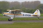 G-OVON @ EGCV - Vintage Piper fly in, Sleap - by Chris Hall