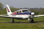N8829P @ EGCV - Vintage Piper fly in, Sleap - by Chris Hall