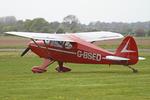 G-BSED @ EGCV - Vintage Piper fly in, Sleap - by Chris Hall