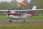 G-BFZD @ EGCV - Vintage Piper fly in, Sleap - by Chris Hall