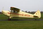 G-AFZA @ EGCV - Vintage Piper fly in, Sleap - by Chris Hall