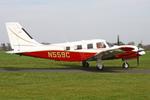 N559C @ EGCV - Vintage Piper fly in, Sleap - by Chris Hall