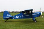 G-BTFJ @ EGCV - Vintage Piper fly in, Sleap - by Chris Hall