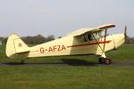 G-AFZA @ EGCV - Vintage Piper fly in, Sleap - by Chris Hall