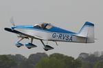 G-RVSA @ EGCV - Vintage Piper fly in, Sleap - by Chris Hall