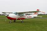 G-ATPT @ EGCV - Vintage Piper fly in, Sleap - by Chris Hall