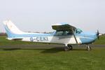 G-CEKI @ EGCV - Vintage Piper fly in, Sleap - by Chris Hall