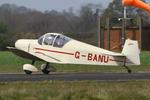 G-BANU @ EGCV - Vintage Piper fly in, Sleap - by Chris Hall