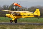 G-VCUB @ EGCV - Vintage Piper fly in, Sleap - by Chris Hall