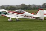G-RVUK @ EGCV - Vintage Piper fly in, Sleap - by Chris Hall