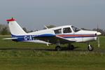 G-AYKW @ EGCV - Vintage Piper fly in, Sleap - by Chris Hall