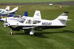 N50AY @ EGCV - Vintage Piper fly in, Sleap - by Chris Hall