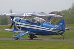 N74DC @ EGCV - Vintage Piper fly in, Sleap - by Chris Hall