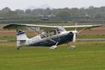 G-ZOSA @ EGCV - Vintage Piper fly in, Sleap - by Chris Hall