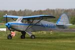 N243SA @ EGCV - Vintage Piper fly in, Sleap - by Chris Hall