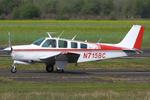 N715BC @ EGCV - Vintage Piper fly in, Sleap - by Chris Hall