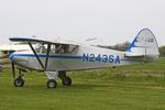 N243SA @ EGCV - Vintage Piper fly in, Sleap - by Chris Hall