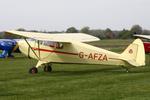 G-AFZA @ EGCV - Vintage Piper fly in, Sleap - by Chris Hall