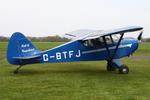 G-BTFJ @ EGCV - Vintage Piper fly in, Sleap - by Chris Hall