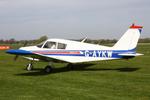 G-AYKW @ EGCV - Vintage Piper fly in, Sleap - by Chris Hall