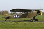 G-BAET @ EGCV - Vintage Piper fly in, Sleap - by Chris Hall