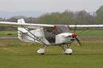 G-RSKY @ EGCV - Vintage Piper fly in, Sleap - by Chris Hall