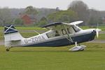 G-ZOSA @ EGCV - Vintage Piper fly in, Sleap - by Chris Hall