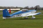 G-CMAP @ EGCV - Vintage Piper fly in, Sleap - by Chris Hall