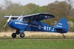 G-BTFJ @ EGCV - Vintage Piper fly in, Sleap - by Chris Hall