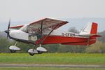 G-CFRM @ EGCV - Vintage Piper fly in, Sleap - by Chris Hall