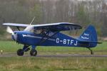G-BTFJ @ EGCV - Vintage Piper fly in, Sleap - by Chris Hall