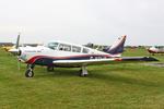 G-KSVB @ EGCV - Vintage Piper fly in, Sleap - by Chris Hall