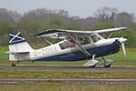 G-ZOSA @ EGCV - Vintage Piper fly in, Sleap - by Chris Hall