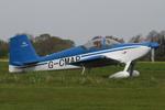 G-CMAP @ EGCV - Vintage Piper fly in, Sleap - by Chris Hall