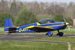 G-AYFC @ EGCV - Vintage Piper fly in, Sleap - by Chris Hall