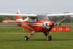 G-HALL @ EGCV - Vintage Piper fly in, Sleap - by Chris Hall