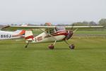 G-BOCI @ EGCV - Vintage Piper fly in, Sleap - by Chris Hall
