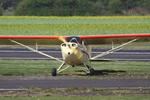G-AFZA @ EGCV - Vintage Piper fly in, Sleap - by Chris Hall