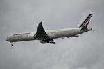 F-GSQE @ LMML - Boeing 777-300 reg F-GSQE of Air France landing in Malta RW13 for a repaint job at ACM Malta. - by raymond