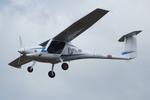 G-OEFL @ EGSH - Landing at Norwich. - by Graham Reeve