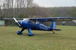G-AJKB @ EGHP - G-AJKB 1946 Luscombe 8E Silvaire Deluxe Popham