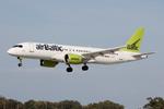 YL-AAT @ LMML - Air Baltic Airbus A220-300 reg YL-AAT on final approach to RW31 in Malta. - by raymond