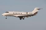 CS-CHE @ LMML - Bombardier Challenger 350 reg CS-CHE of Netjets landing in Malta. - by raymond
