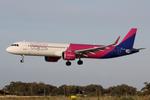 HA-LVP @ LMML - Wizzair Airbus A321-271NX reg HA-LVP on final approach landing in Malta. - by raymond