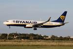 EI-DLW @ LMML - Boeing 737-8AS reg EI-DLW of Ryanair landing in Malta RW31. - by raymond