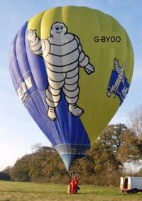 G-BYOO @ 2011 - Michelin globo - by AT-400