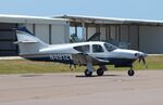 N4912W @ KVNC - Rockwell International 114 - by Mark Pasqualino
